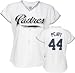 Jake Peavy Majestic Replica San Diego Padres Women's Jersey - X-Large
