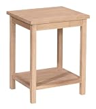 International Concepts OT041 Accent Table, Unfinished