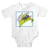 Onesie with cricket, bug, flower, insect, field,... by SHOPZEUS