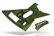 Guitar Hero 2 Faceplate Skin Xbox 360 - (Xplorer Guitar) Bio-Hazard