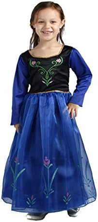 HYS Fashion Snow Queen Anna Costume Halloween Dress Special Version (US-3T/3, Anna1)