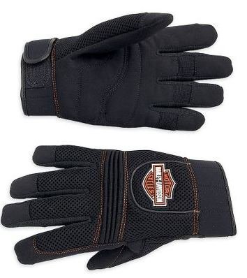 Harley-Davidson® Men's Mesh Full-Finger Gloves. Bar & Shield logo. 98263-07VM