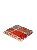 COINCASA Plaid 170 x 130 cm (Rojo Fuego/Barro)