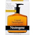 Neutrogena Liquid Facial Cleansing Formula, 8-Ounce Pump Fragrance Free (Pack of 4) by Neutrogena