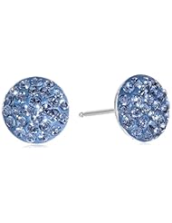 Carnevale Sterling Silver Swarovski Elements Stud Earrings
