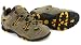 Hitec Tiago Boys Suede And Mesh Walking Shoes - Tan/Black/Yellow