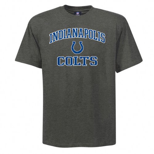 Indianapolis Colts Charcoal Heart and Soul II T-Shirt
