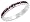 Sterling Silver Eternity Band, w/ February Birthstone, Amethyst Crystals, 1/8