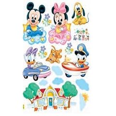 HL5901 Mickey Mouse & Minnie Mouse Dekor f�rs Kinderzimmer Wandtattoo/Wandsticker 70cm x 50cm