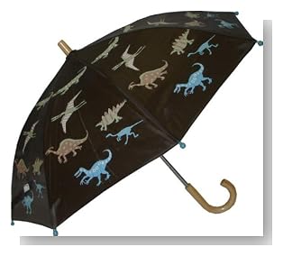 Hatley Boys 2-7 Dinosaurs Umbrella,Brown,23 Inch long 28 Inch across when open