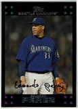 Eduardo Perez Seattle Mariners 2007 Topps Red Letters #161 Baseball Card