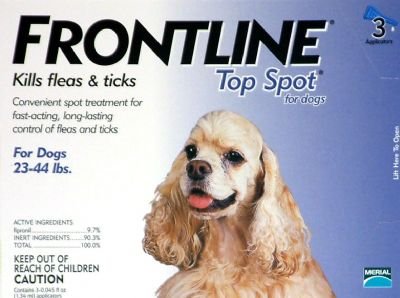 Merial TOPSPOT3-BLUE Frontline Topspot 3 Pack Dog 23-44 Lbs. - Blue