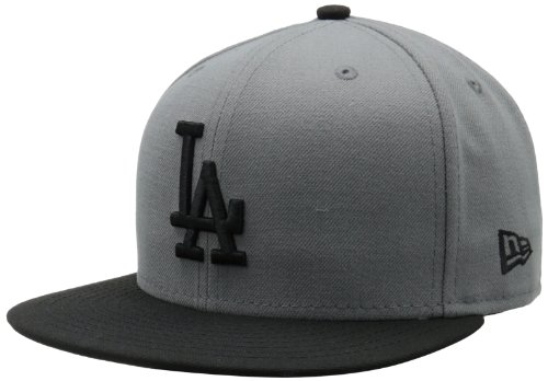 MLB Los Angeles Dodgers MLB Basic Stm/Gry 59Fifty, STORM GRAY/BLACK, 7 7/8