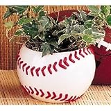Ceramic Baseball Planter Great for Kids Room, Sports Fans and Home and Office Decor - B000QB2LH8