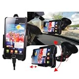 from totaldigitalstores totaldigitalstores - Dedicated Windscreen Mount Car Holder Charger Kit for Samsung Galaxy S II 2 i9100 - GSN686