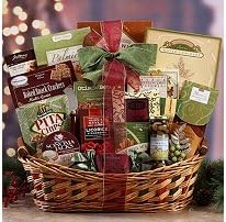 Traditional Elegance Willow Gift Basket