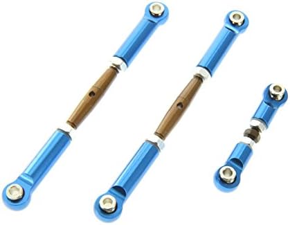 GPM Racing Turnbuckle Set for 1:10 Traxxas Slash 4X4 + Other TRX Models, Blue