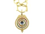 3 Ring Tolomeo Pendant with Mixed Sapphires by Temple St.Clair
