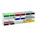 Heathrow Scientific HD159890B Acrylic Clear Storage Rack, 50-Place and 100-Place Microscope Slide Boxes