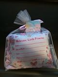 care bears pink birth record pillow keepsake new room decor