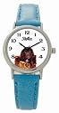 Reflex - 1014216L - Ladies Watch with Spaniel Puppy Dog on Dial with Blue Strap