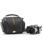 Compact, Premium Camera Case Bag for the Canon PowerShot G12 , SX30IS , SX150IS / Nikon Coolpix P7000 , P500 and Many Other High Zoom Cameras - Includes Microfiber Camera Cleaning Cloth