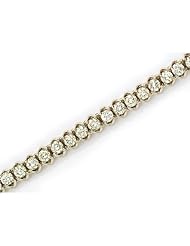 14K Yellow Gold Diamond Bracelet