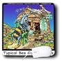 Londons Times Funny Bugs and Slugs Cartoons - Typical Bee Garage Sales - Mouse Pads