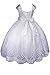 AMJ Dresses Inc Big Girls' Flower Girl Communion Dress