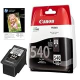Genuine Canon Black Printer Ink Cartridge for Canon Pixma MG3150 & 10x FREE HP Advanced Glossy Photo Paper