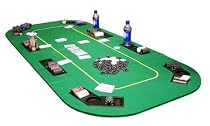 36'x79' 4-FOLDING TEXAS HOLDEM POKER TABLE TOP W/CASE!!
