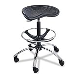 SAF6660BL - Sit-Star Stool with Footring Caster