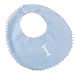Princess Linens Garden Pique Bib, 2-pack - Baby Blue with White Rick Rack Trim-I