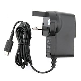UK Travel Charger for Nintendo DS Lite Black - by Eforcity