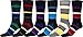 Sakkas Men's Classic Patterned Dress Socks Value 6-Pack