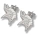 LogoArt Minnesota Vikings Silver Post Earings