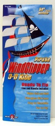Pirate Windclipper 3-D Kite ~ 34" Length