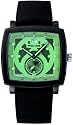 Police 'Phalanx' Gents Green Dial With Black Silicon Strap Watch