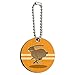 Jackrabbit Running Racing Wood Wooden Round Keychain Key Chain Ring