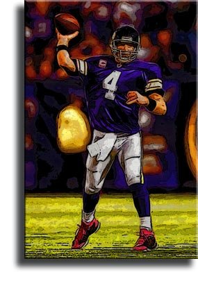 Completely Handpainted American Football Sport Painting, Custom Order FL3337, Oil on Canvas, with Option to Paint Jerry, Brett & Co. from Any Other Favorite Photograph or Picture, Unframed, Size 16