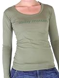Tees For Change TODAY MATTERS Organic Cotton Long Sleeve Tee, Medium