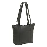 Le Donne Leather Double Strap Pocket Tote