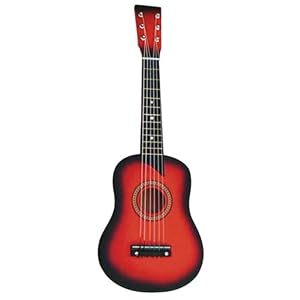 House of Marbles Red Guitar by 