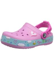 Shoes: crocs CB Hello Kitty Plane NA Clog (Toddler/Little Kid/Big Kid),Carnation,10 M US Toddler - crocs