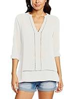 Cortefiel Blusa Detalles Vainicas (Crudo)