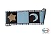 GEENNY Wall Border, Boutique Brown/Blue Moon and Star