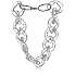 silver lock and key necklace Su