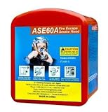 Smoke Alarms: Fire Escape Smoke Hood ASE60A, Hard Case, 60 min.