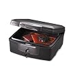 SentrySafe F2300 Fire-Safe Waterproof Chest with Tubular Key, 33lbs, .36 Cu. Ft., Charcoal