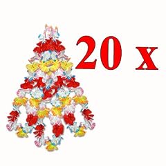 20er Pack Hawaiikette / Blumenkette bunt
